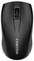 Мышь Wireless Canyon MW-7 CNE-CMSW07B 2.4Ghz, 6кн., DPI 800/1200/1600, 1 AA battery