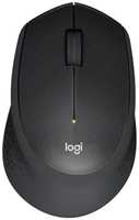 Мышь Logitech M331 Silent Plus 910-004914 черный оптическая (1000dpi) silent беспроводная USB (3but)