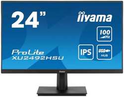 Монитор 23,8″ Iiyama XU2492HSU-B6 ProLite черный IPS LED 0.4ms 16:9 HDMI M / M матовая 1300:1 250cd 178гр / 178гр 1920x1080 115Hz DP FHD USB