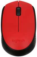 Мышь Wireless Logitech M170 910-004648 USB, 1000 DPI, red
