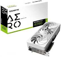 Видеокарта PCI-E GIGABYTE GeForce RTX 4090 AERO OC (GV-N4090AERO OC-24GD) 24GB GDDR6X 384bit 4nm 2235/21000MHz HDMI/3*DP