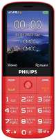 Мобильный телефон Philips Xenium E227 867000184494 красный, моноблок 2Sim 2.8″ 240x320 32Mb 0.3Mpix GSM900 / 1800 FM microSD