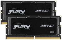 Модуль памяти SODIMM DDR5 64GB (2*32GB) Kingston FURY KF556S40IBK2-64 Impact black 5600MHz CL40 2RX8 1.1V 16Gbit retail
