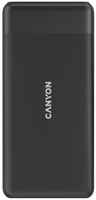 Аккумулятор внешний портативный Canyon PB-109 CNE-CPB1009B 10000 мАч, QuickCharge 3.0 + PD 18W, black