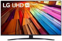 Телевизор LG 43UT81006LA.ARUB 43″, черный 4K Ultra HD 60Hz DVB-T DVB-T2 DVB-C D