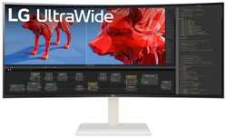 Монитор 38″ LG UltraWide 38WR85QC-W 3840x1600, IPS, 21:9, 450cd / m2, 1000:1, 144Hz, 1ms (GtG), cureve