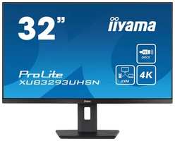 Монитор 31,5″ Iiyama XUB3293UHSN-B5 3840x2160, 16:9, LED, IPS, 350cd, 1000:1, 4ms(GTG), 178 / 178, HDMI, DP, 2хUSB 3.2, USB Type-C, аудио, tilt, HAS, sw