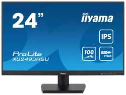 Монитор 23,8″ Iiyama ProLite XU2493HSU-B6 1920x1080, 16:9, LED, IPS, 250cd, 1000:1, 1ms(MPRT), 178 / 178, HDMI, DP, 2хUSB 2.0, аудио, tilt, VESA 100х100