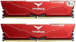 Модуль памяти DDR5 32GB (2*16GB) Team Group FLRD532G6000HC30DC01 T-Force Vulcan PC5-48000 6000MHz CL30 1.35V Red
