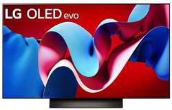 Телевизор OLED LG OLED48C4RLA.ARUB 48″ / серый / 4K Ultra HD / 120Hz / DVB-T / DVB-T2 / DVB-C / DVB-S2 / USB / WiFi / Smart TV