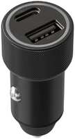 Зарядное устройство автомобильное Wiiix UCC-4-2-15 3A USB/USB Type-C черное