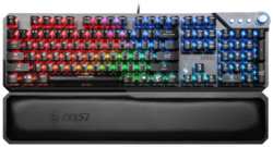 Клавиатура MSI Vigor GK71 Sonic S11-04RU233-CLA механическая черный USB Multimedia for gamer LED (подставка для запястий) (1997780)