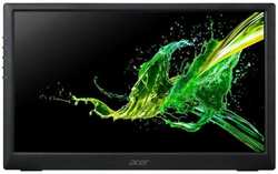 Монитор 15,6″ Acer PM161QBbmiuux UM.ZP1EE.B02 , IPS, 1920x1080, 4ms, 16:9, 250cd, 60Hz, MiniHDMI, 2*Type-C (15W), Audio Out, SPK 1Wx2, FreeSync