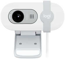 Веб-камера Logitech Webcam Brio 100 960-001617 1920x1080, off-white, защитная шторка