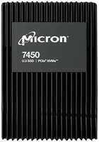 Накопитель SSD 2.5'' Micron MTFDKCC3T8TFR-1BC1ZABYY 7450 PRO 3.84TB, U.3 NVMe PCIe 4.0 x4 3D TLC 6800 / 5300MB / s IOPs 1000K / 180K TBW 7300 DWPD 1
