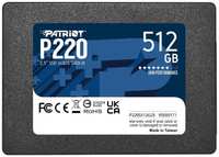 Накопитель SSD 2.5'' Patriot Memory P220S512G25 P220 512GB SATA 6Gb / s 550 / 500MB / s IOPS 40K / 50K 240 TBW