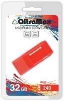 Накопитель USB 2.0 32GB OltraMax OM-32GB-240-Red 240 красный