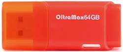 Накопитель USB 2.0 64GB OltraMax OM-64GB-240-Red 240