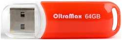 Накопитель USB 2.0 64GB OltraMax OM-64GB-230-Orange 230 оранжевый