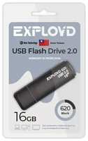 Накопитель USB 2.0 16GB Exployd EX-16GB-620-Black 620