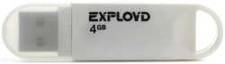 Накопитель USB 2.0 4GB Exployd EX-4GB-570-White 570