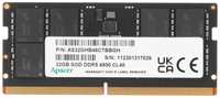 Модуль памяти SODIMM DDR5 32GB Apacer FS.32G2A.PTH PC5-38400, 4800MHz, CL40, 1.2V, RTL