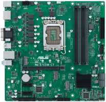 Материнская плата mATX ASUS PRO B760M-CT-CSM (LGA1700, B760, 4*DDR5, 4*SATA3 RAID, 2*M2, Audio, Gb LAN, USB 3.2, USB 2.0) (90MB1DY0-M0EAYC)
