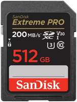 Карта памяти SDXC 512GB SanDisk SDSDXXD-512G-GN4IN Extreme Pro SD UHS I 200 / 40MB / s