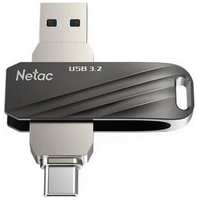 Накопитель USB 3.0 256GB Netac US11  / TypeC Dual Flash Drive (NT03US11C-256G-32BK)