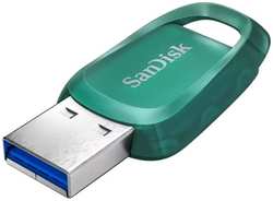 Накопитель USB 3.2 64GB SanDisk CZ96 Ultra Eco синий / зелёный (SDCZ96-064G-G46)