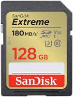 Карта памяти SDXC 128GB SanDisk Extreme Class 10 V30 UHS-I U3 180MB / s (SDSDXVA-128G-GNCIN)