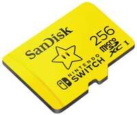 Карта памяти MicroSDXC 256GB SanDisk SDSQXAO-256G-GN3ZN Class 10 UHS-I A1 C10 V30 U3 for Nintendo Switch 100MB / s