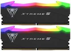 Модуль памяти DDR5 32GB (2*16GB) Patriot Viper XTREME RGB RTL Gaming PC5-60800 7600MHz CL36 DIMM 288-pin 1.45В с радиатором Ret (PVXR532G76C36K)