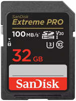 Карта памяти SDHC 32GB SanDisk Extreme PRO 100MB / s Read & 90MB / s Write, Lifetime Warranty (SDSDXXO-032G-GN4IN)