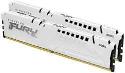 Модуль памяти DDR5 32GB (2*16GB) Kingston FURY KF560C36BWEK2-32 Beast White EXPO 6000MHz CL36 1RX8 1.35V 16Gbit retail