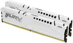 Модуль памяти DDR5 64GB (2*32GB) Kingston FURY KF560C36BWEK2-64 Beast White EXPO 6000MHz CL36 2RX8 1.35V 16Gbit retail