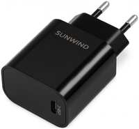 Зарядное устройство сетевое SUNWIND SWWA2H0100BK 1782402 3A PD