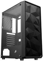 Корпус ATX 1STPLAYER FD3 Black, 4*120mm LED fans inc (FD3-BK-4F1)