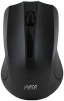 Мышь Wireless HIPER OMW-5300 1000 DPI, 3 кн, черная
