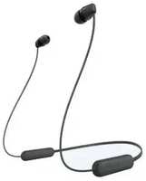 Наушники беспроводные Sony WI-C100/BZ внутриканальные, черные