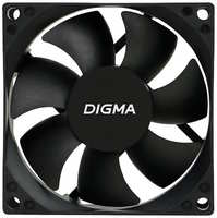 Вентилятор для корпуса Digma DFAN-80 80x80x25mm 3-pin 4-pin (Molex)23dB 73gr Ret
