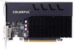 Видеокарта PCI-E Colorful GeForce GT 710 (GT710 NF 1GD3-V) 1GB GDDR3 64bit 28nm 954/1333MHz VGA/DVI/HDMI RTL