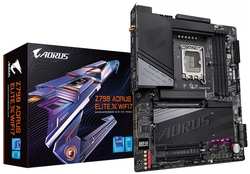 Материнская плата ATX GIGABYTE Z790 A ELITE X WIFI7 (LGA1700, Z790, 4*DDR5 (8266), 6*SATA 6G RAID, 4*M.2, 3*PCIE, 2.5Glan, WiFi, BT, HDMI, DP, USB Typ