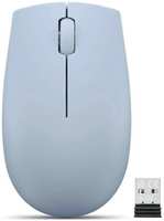 Мышь Wireless Lenovo 300 Compact GY51L15679 голубая оптическая 1000dpi USB 2but (2101125)