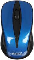Мышь Wireless HIPER HOMW-062 1000 dpi, оптическая, 3 кнопки, USB-приемник, 2,4 ГГц, и