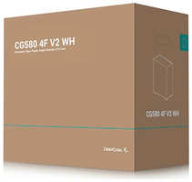 Корпус ATX Deepcool CG580 4F V2 WH , без БП, боковая панель из закалённого стекла, 2*USB 3.2, USB Type-C