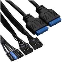 Корпус mATX Exegate BA-309U2-UNS400 EX299297RUS БП UNS400, USB, 2*USB 3.0