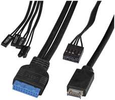 Корпус ATX Exegate XP-332UC-UNS350 EX299357RUS БП UNS350, 2*USB 3.0, USB Type-C