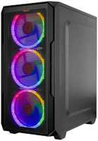 Корпус mATX Ginzzu CL680 без БП, боковая панель из закалённого стекла, 2*USB 2.0, USB 3.0