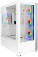 Корпус eATX Ginzzu GL770 без БП, боковая и фронтальная панель из закалённого стекла, 2*USB 2.0, USB 3.0